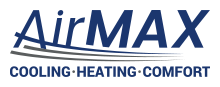 AirMaxSC logo. AirMax SC. Cooling | Heating | Comfort.